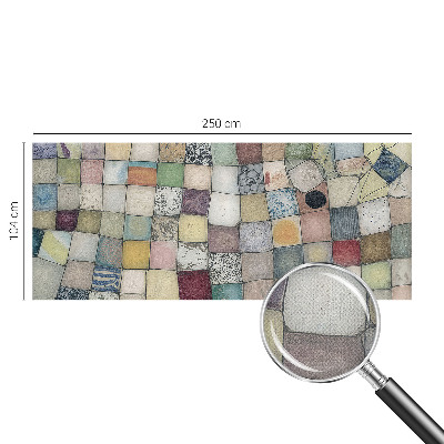 Papel mural texturado decorativo Mosaico colorido