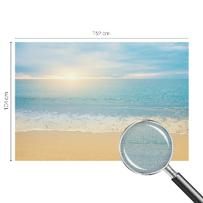 Fotomural decorativo para cabecero de cama con diseño de amanecer