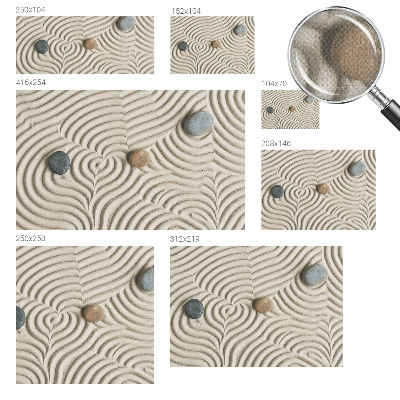 Mural de pared con estampado hermoso Ondas armoniosas