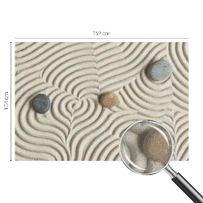 Mural de pared con estampado hermoso con un diseño de ondas armoniosas