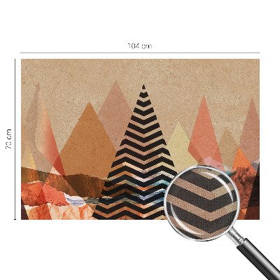 Papel mural texturado decorativo Paisaje abstracto