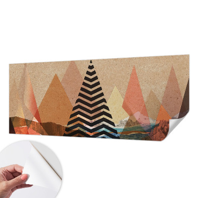 Papel mural texturado decorativo Paisaje abstracto