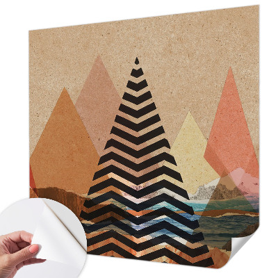 Papel mural texturado decorativo Paisaje abstracto