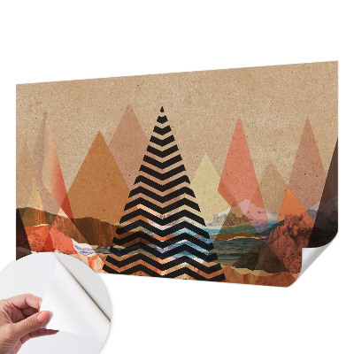 Papel mural texturado decorativo Paisaje abstracto