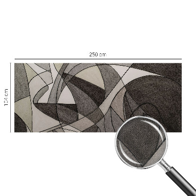 Mural de pared con estampado hermoso abstracción geométrica