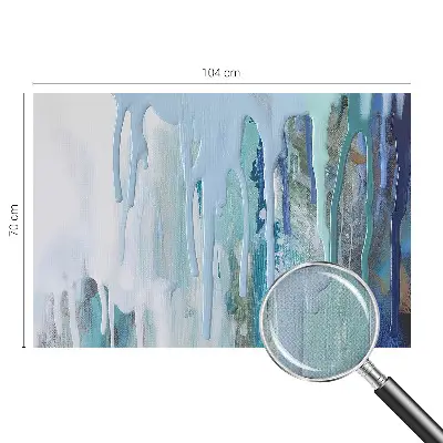 Papel mural texturado decorativo con diseño 'Cascadas Azules'