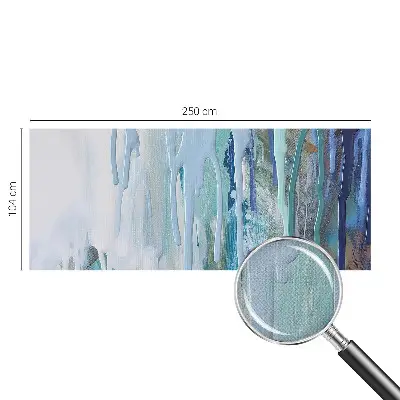 Papel mural texturado decorativo con diseño 'Cascadas Azules'