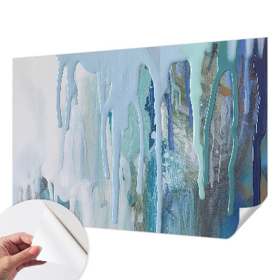 Papel mural texturado decorativo Cascadas Azules