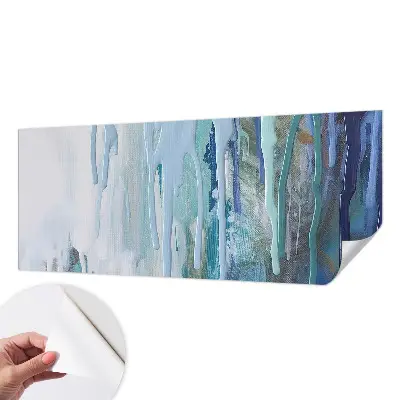 Papel mural texturado decorativo con diseño 'Cascadas Azules'