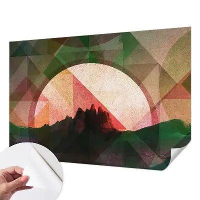 Papel mural con patrón decorativo con el motivo 