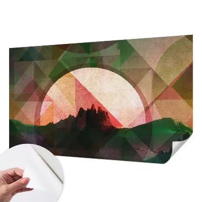 Papel mural con patrón decorativo con el motivo 