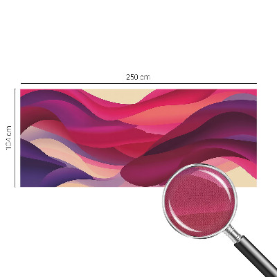 Fotomural decorativo para cabecero de cama con diseño de ondas líquidas