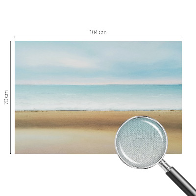 Mural de pared con estampado hermoso Paisaje costero