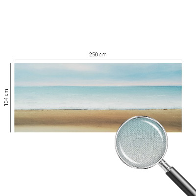 Mural de pared con estampado hermoso Paisaje costero