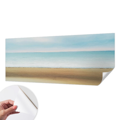 Mural de pared con estampado hermoso con un paisaje costero