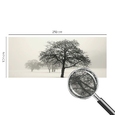 Fotomural decorativo para cabecero de cama Árboles de invierno