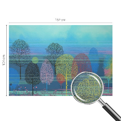 Mural de pared con estampado hermoso Armonía colorida