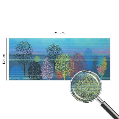 Mural de pared con estampado hermoso Armonía colorida