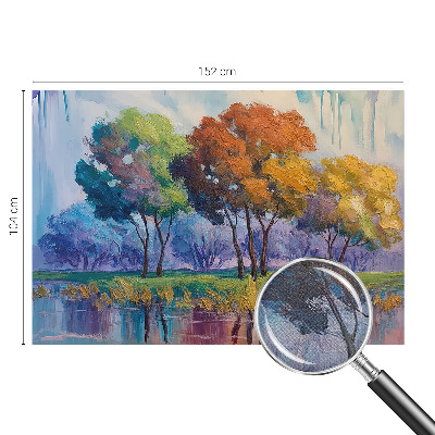 Papel mural con patrón decorativo abstracción de árbol