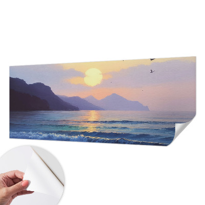 Papel mural con patrón decorativo con diseño Mar Oeste