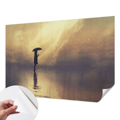 Mural de pared con estampado hermoso Escena misteriosa