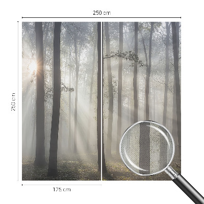 Mural de pared con estampado hermoso Bosque etéreo
