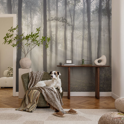 Mural de pared con estampado hermoso Bosque etéreo