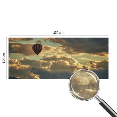 Papel mural con patrón decorativo Globo en las nubes