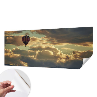 Papel mural con patrón decorativo Globo en las nubes