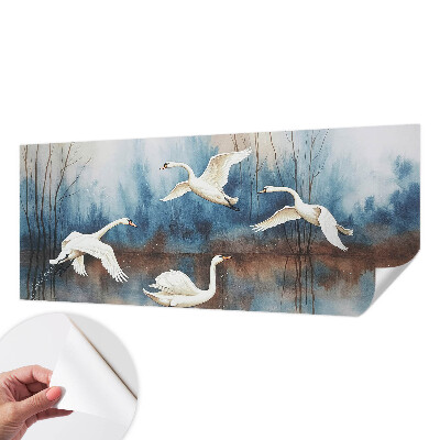 Mural de pared con estampado hermoso Pájaros en vuelo