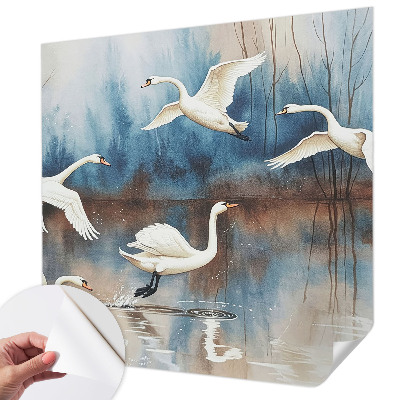 Mural de pared con estampado hermoso Pájaros en vuelo