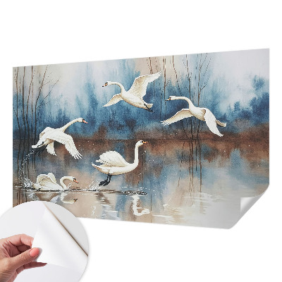 Mural de pared con estampado hermoso Pájaros en vuelo