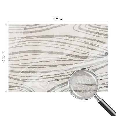 Papel mural texturado decorativo Líneas onduladas