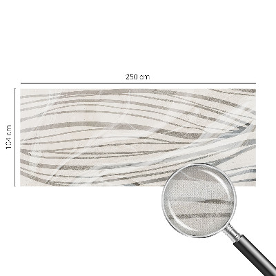 Papel mural texturado decorativo con diseño de líneas onduladas