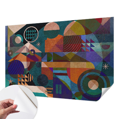 Fotomural decorativo para cabecero de cama Arte geométrico