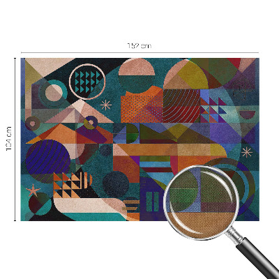 Fotomural decorativo para cabecero de cama Arte geométrico