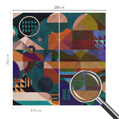 Fotomural decorativo para cabecero de cama Arte geométrico