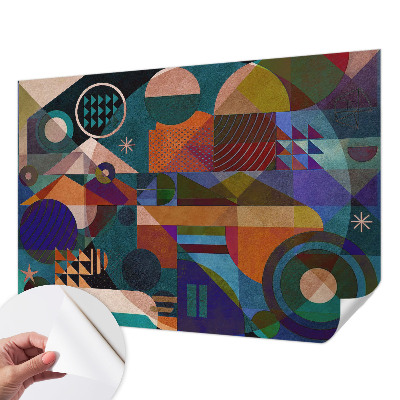 Fotomural decorativo para cabecero de cama Arte geométrico