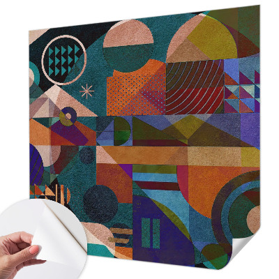 Fotomural decorativo para cabecero de cama Arte geométrico