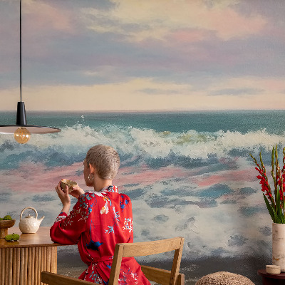 Fotomural decorativo para cabecero de cama Marina