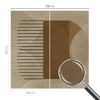 Papel mural con patrón decorativo Geometría de la armonía