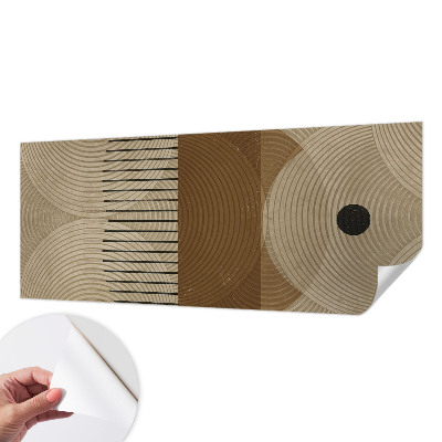 Papel mural con patrón decorativo con diseño 'Geometría de la armonía'