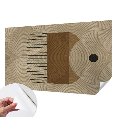 Papel mural con patrón decorativo con diseño 'Geometría de la armonía'