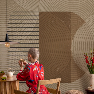 Papel mural con patrón decorativo Geometría de la armonía