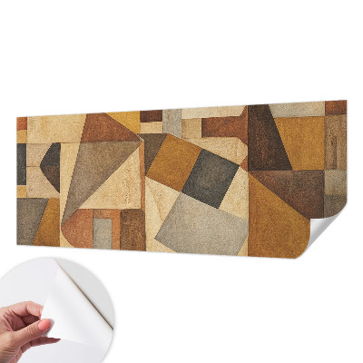 Papel mural con patrón decorativo abstracción geométrica