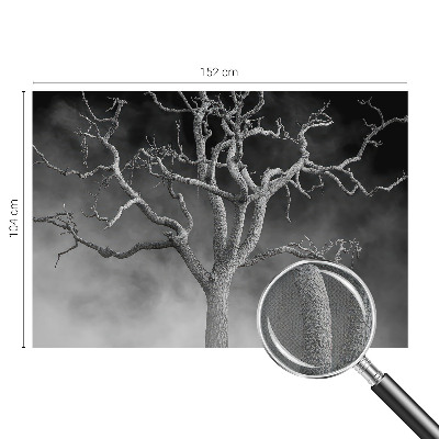 Fotomural decorativo para cabecero de cama con diseño de árbol brumoso