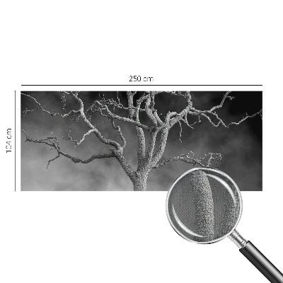 Fotomural decorativo para cabecero de cama con diseño de árbol brumoso