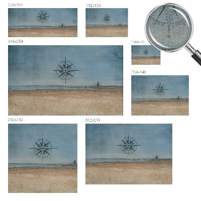 Mural de pared con estampado hermoso Aventuras náuticas