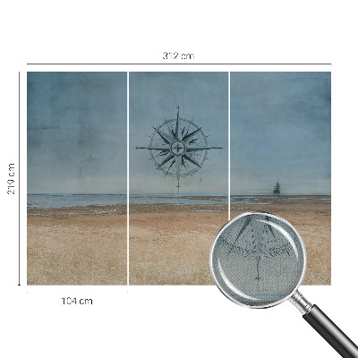 Mural de pared con estampado hermoso Aventuras náuticas