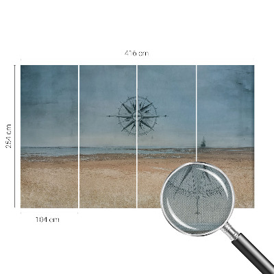 Mural de pared con estampado hermoso Aventuras náuticas